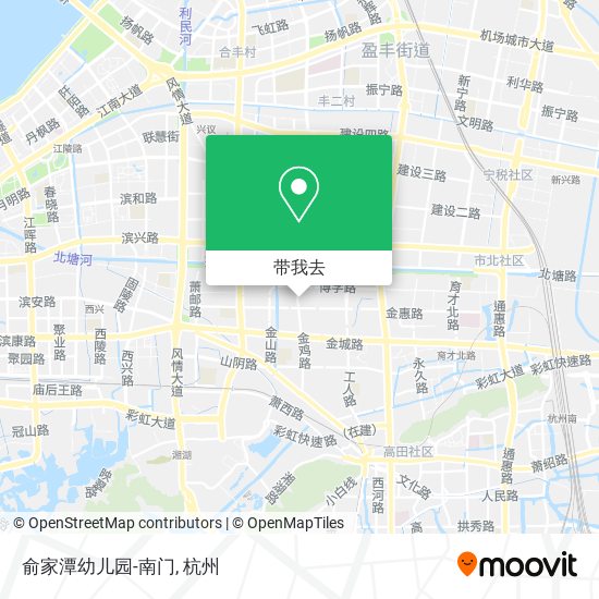俞家潭幼儿园-南门地图