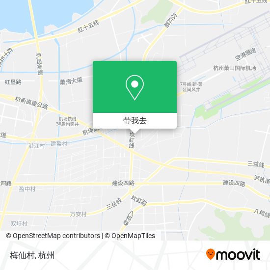 梅仙村地图