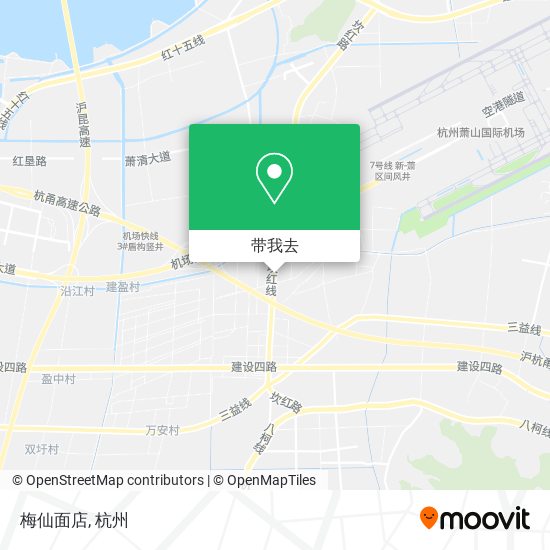 梅仙面店地图