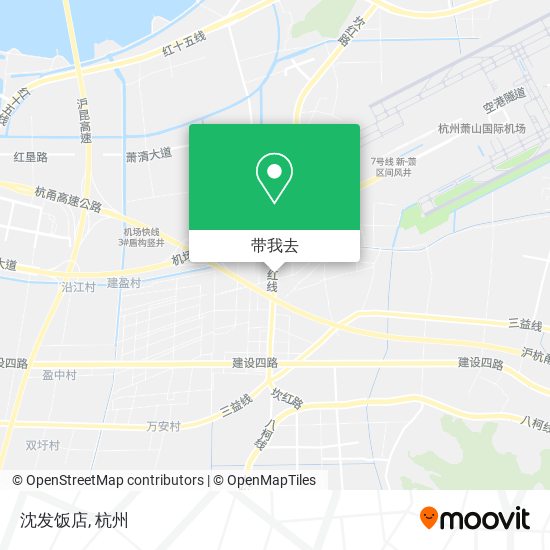 沈发饭店地图
