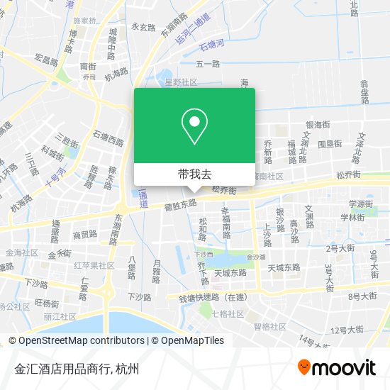 金汇酒店用品商行地图