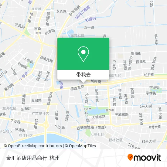 金汇酒店用品商行地图