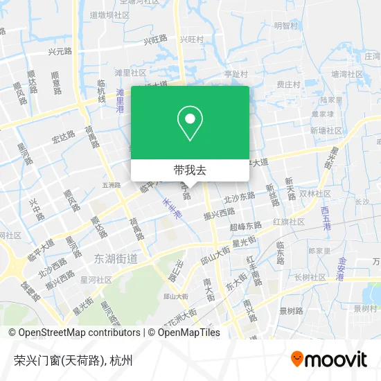 荣兴门窗(天荷路)地图