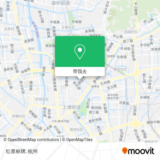 红星标牌地图