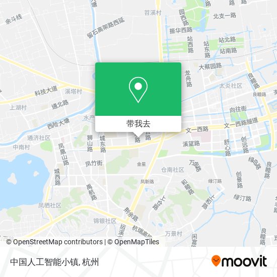 中国人工智能小镇地图