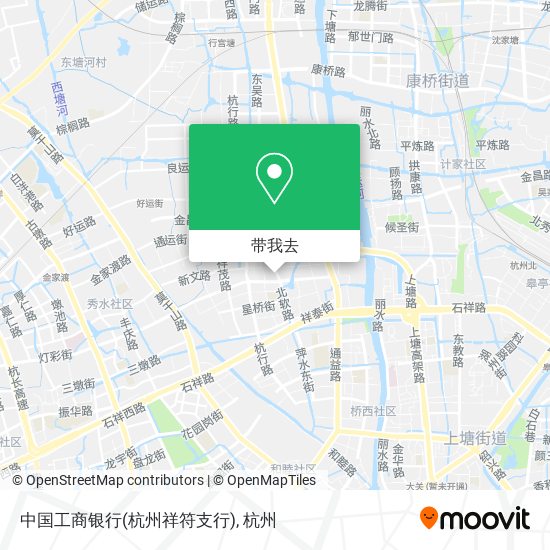 中国工商银行(杭州祥符支行)地图