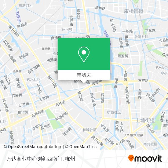 万达商业中心3幢-西南门地图