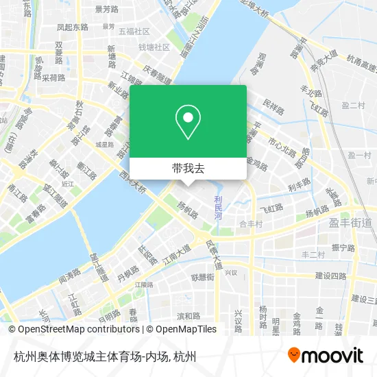 杭州奥体博览城主体育场-内场地图
