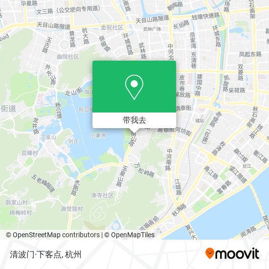 清波门·下客点地图