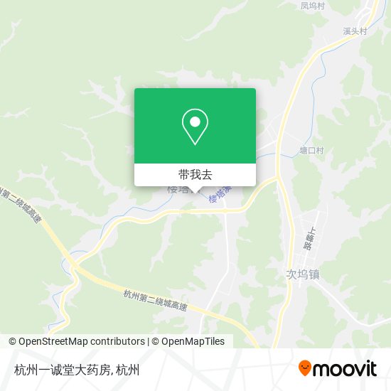 杭州一诚堂大药房地图