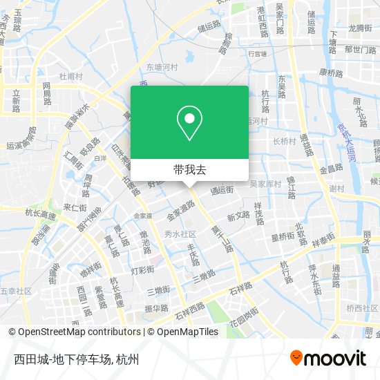 西田城-地下停车场地图