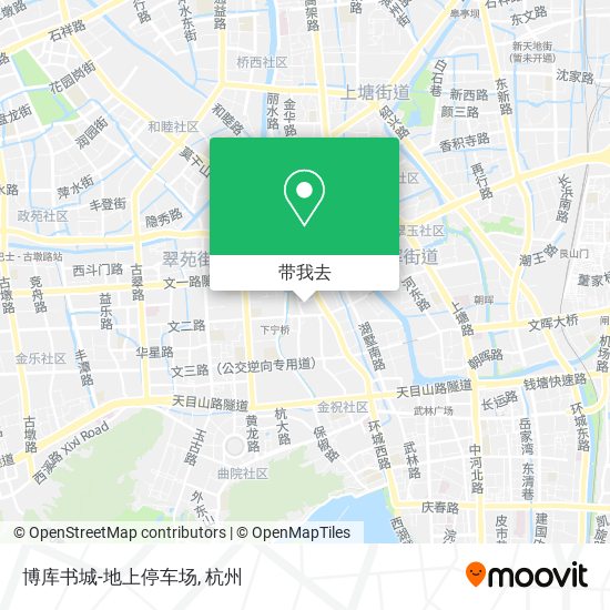 博库书城-地上停车场地图