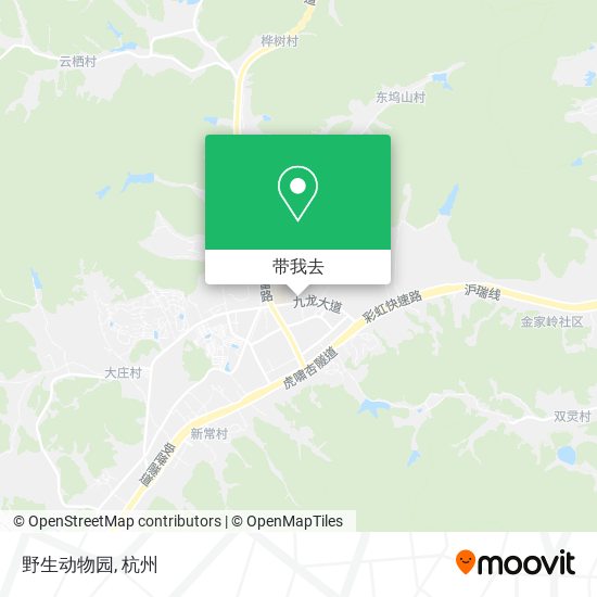 野生动物园地图