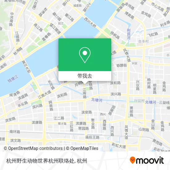 杭州野生动物世界杭州联络处地图
