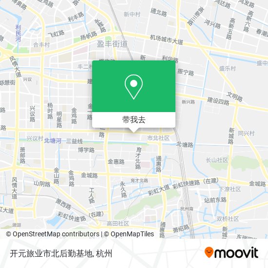 开元旅业市北后勤基地地图
