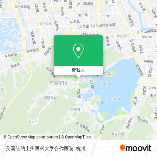美国纽约上州医科大学合作医院地图