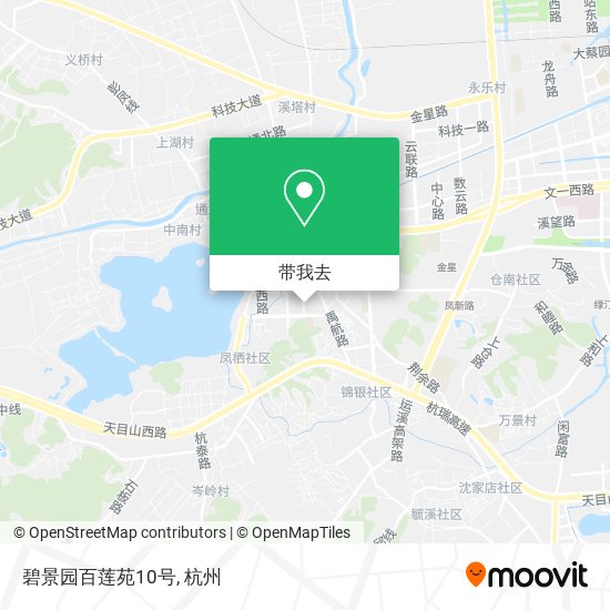 碧景园百莲苑10号地图
