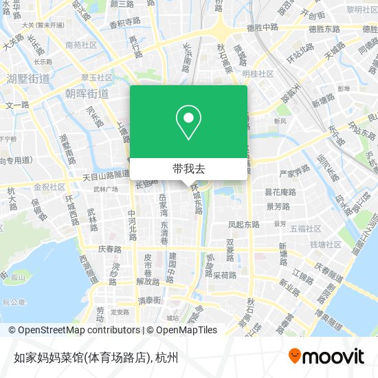 如家妈妈菜馆(体育场路店)地图