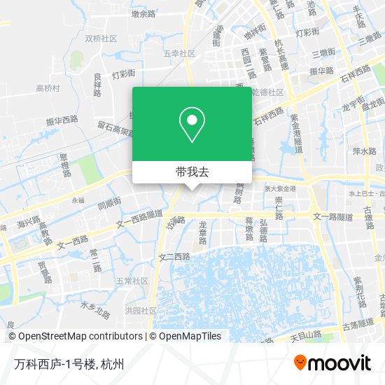 万科西庐-1号楼地图