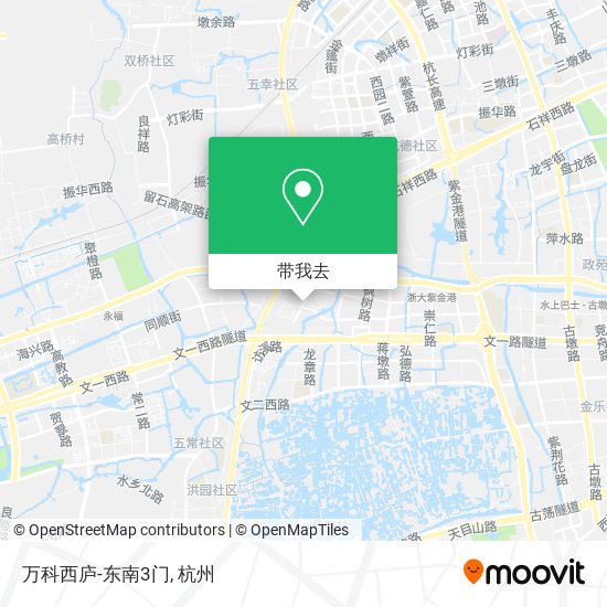 万科西庐-东南3门地图