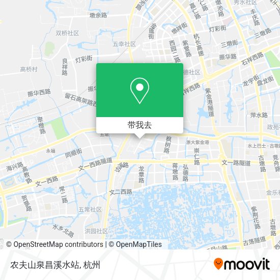 农夫山泉昌溪水站地图