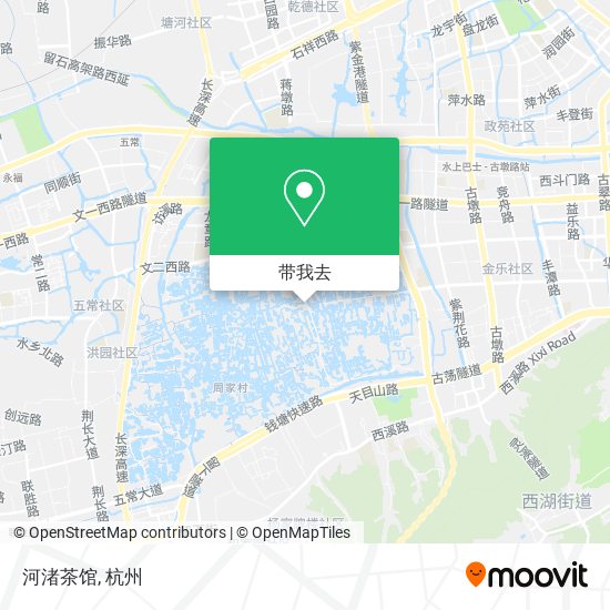河渚茶馆地图