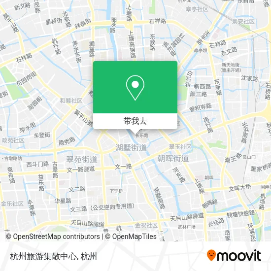 杭州旅游集散中心地图