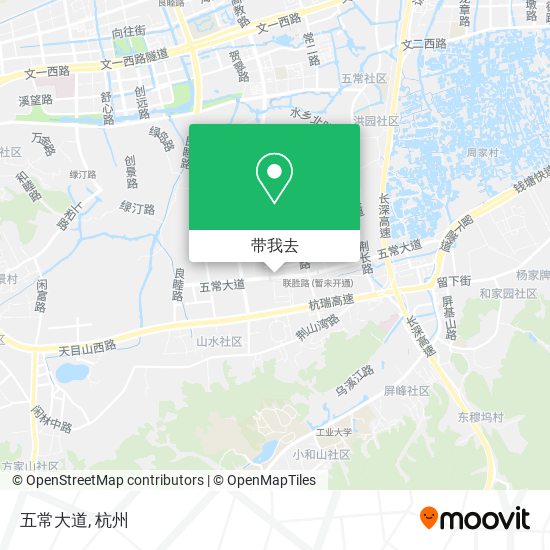 五常大道地图