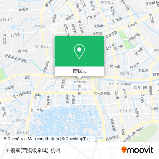 外婆家(西溪银泰城)地图