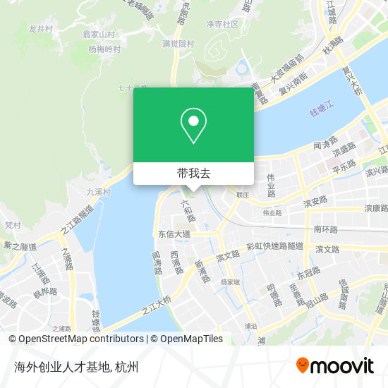 海外创业人才基地地图