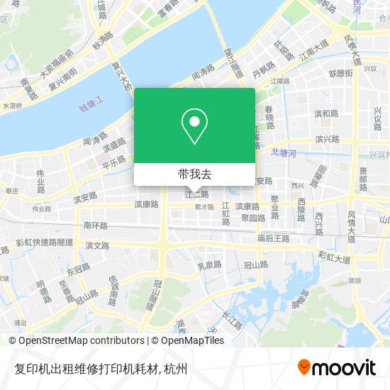 复印机出租维修打印机耗材地图