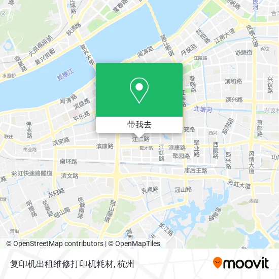 复印机出租维修打印机耗材地图