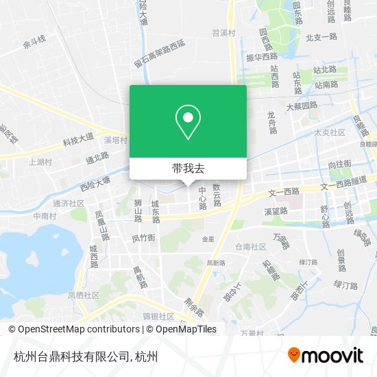 杭州台鼎科技有限公司地图
