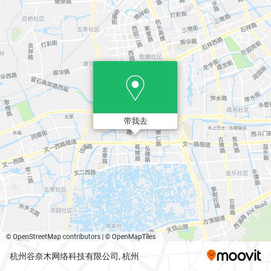 杭州谷奈木网络科技有限公司地图