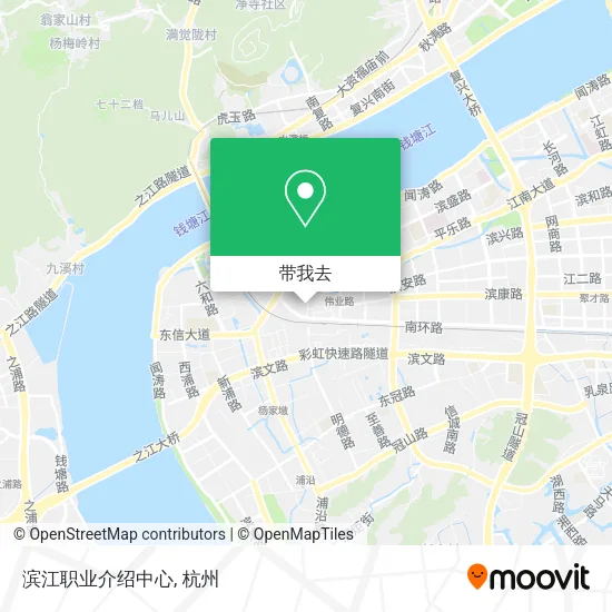 滨江职业介绍中心地图