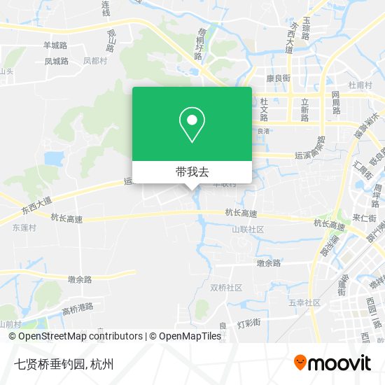 七贤桥垂钓园地图