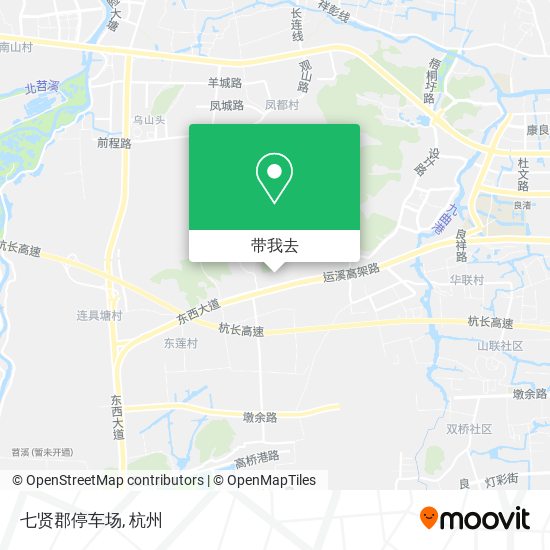 七贤郡停车场地图