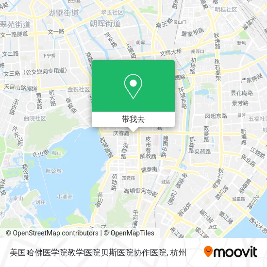 美国哈佛医学院教学医院贝斯医院协作医院地图