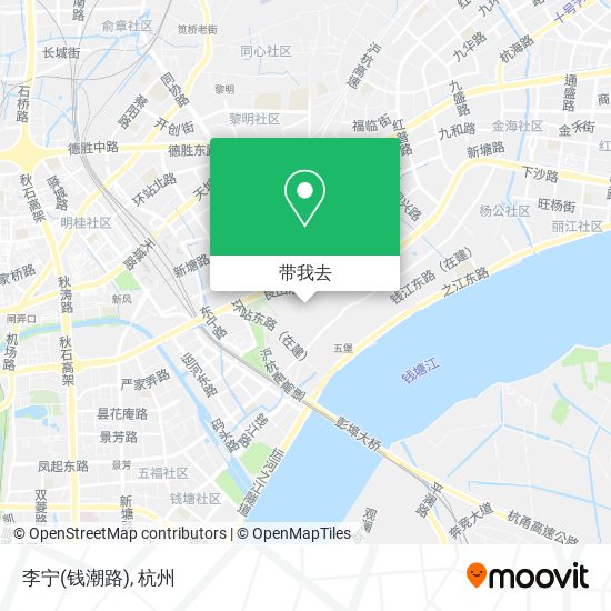 李宁(钱潮路)地图