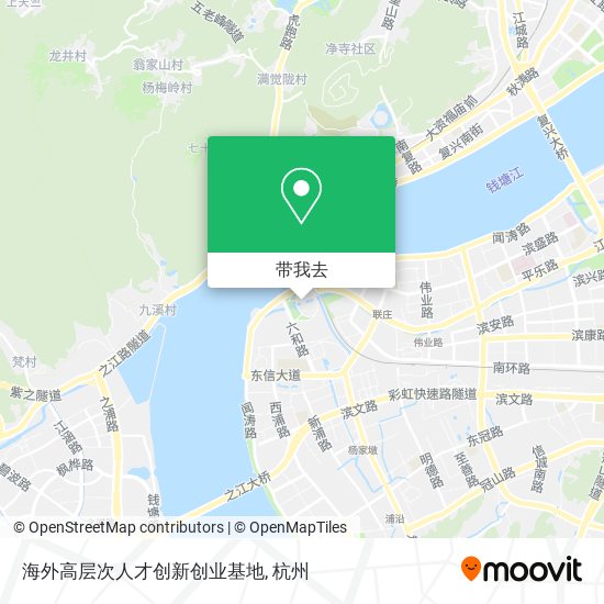 海外高层次人才创新创业基地地图