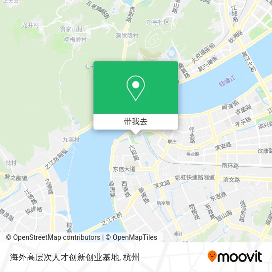 海外高层次人才创新创业基地地图