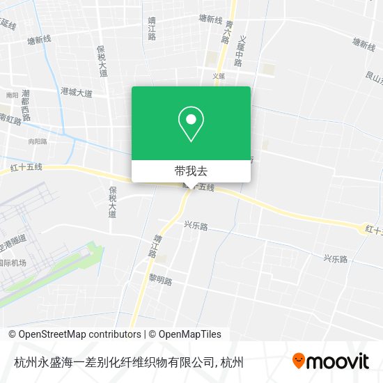 杭州永盛海一差别化纤维织物有限公司地图