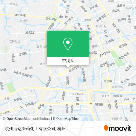 杭州海达医药化工有限公司地图
