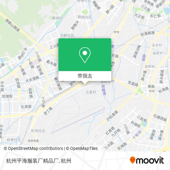 杭州平海服装厂精品厂地图