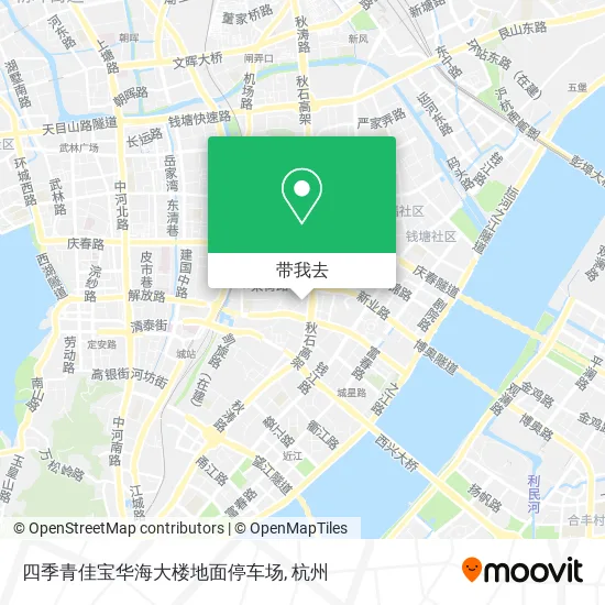 四季青佳宝华海大楼地面停车场地图