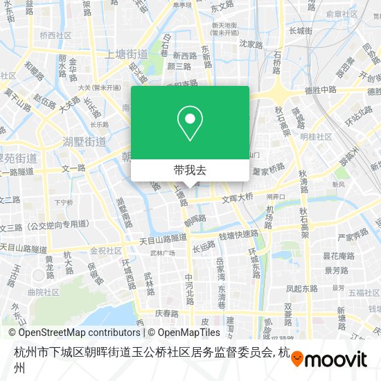 杭州市下城区朝晖街道玉公桥社区居务监督委员会地图