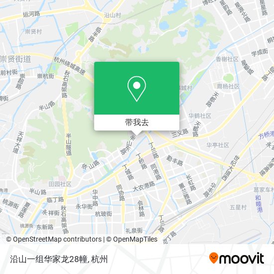 沿山一组华家龙28幢地图