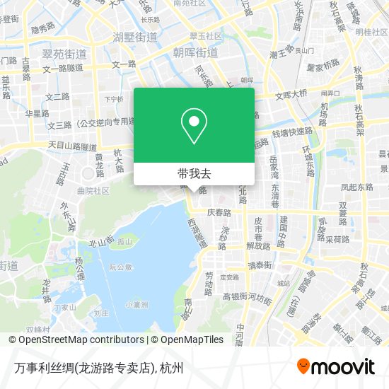 万事利丝绸(龙游路专卖店)地图