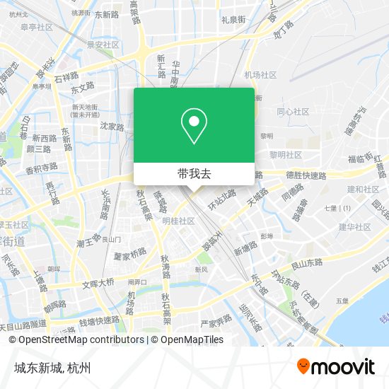 城东新城地图
