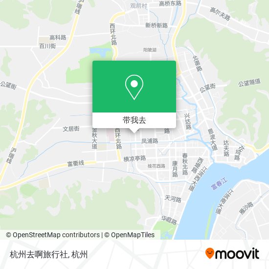 杭州去啊旅行社地图